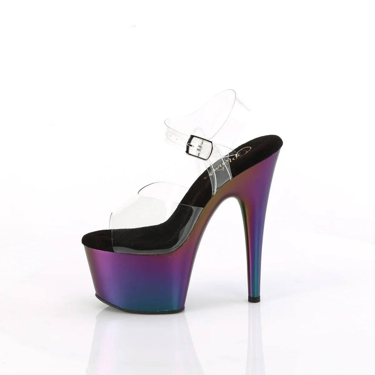 Purple 7 Inch Pole Heels Platform Shoes - Pleaser ADORE-708MCH - Image 3