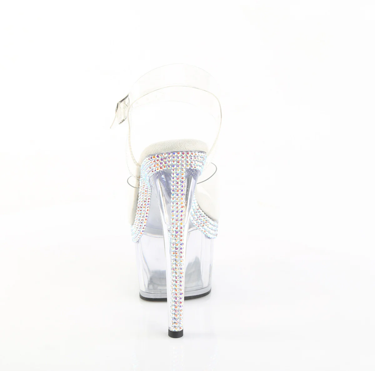 Clear 7 Inch Pole Heels Platform Shoes -  Pleaser ADORE-708MLS - Image 5