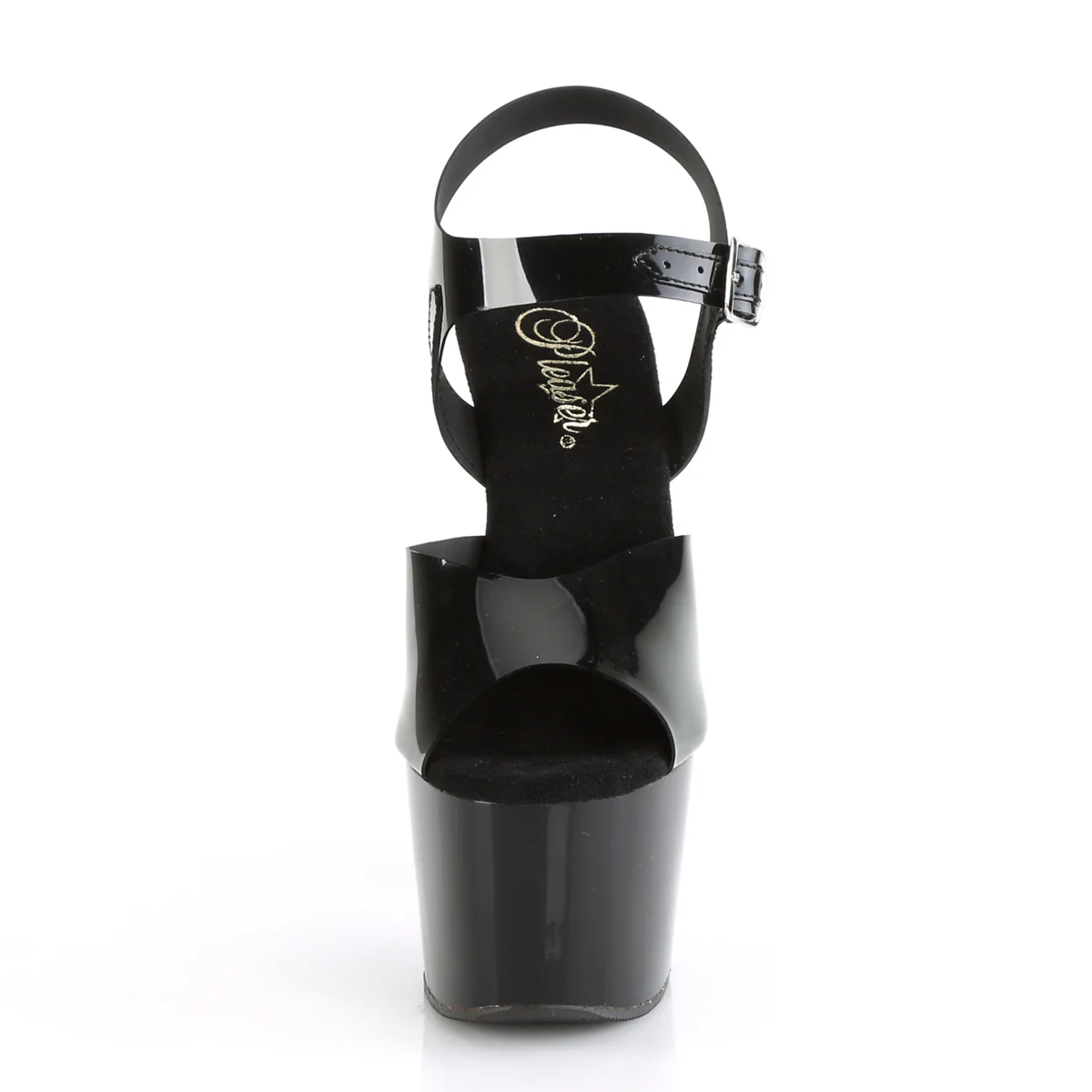 Black 7 Inch Dancers Platform Shoes - Pleaser ADORE-708N - Image 2