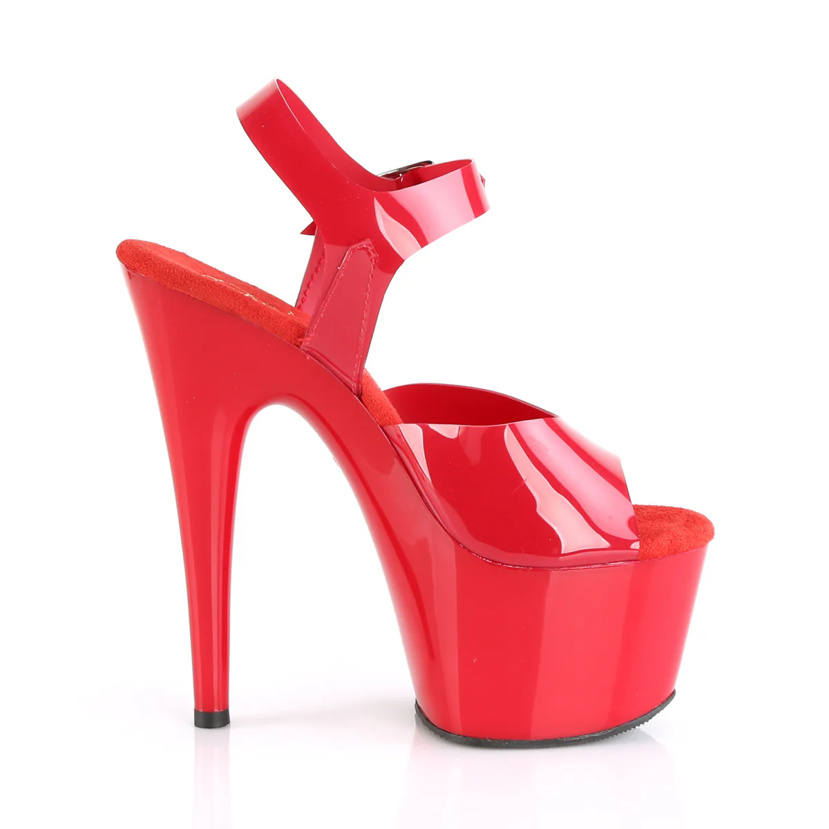 Red 7 Inch Fetish Platform Shoes - Pleaser ADORE-708N - Image 5