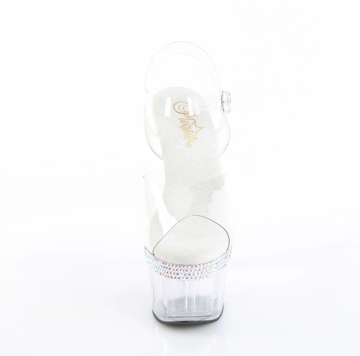 Clear 7 Inch Strippers Platform Shoes - Pleaser ADORE-708PHRS - Image 2