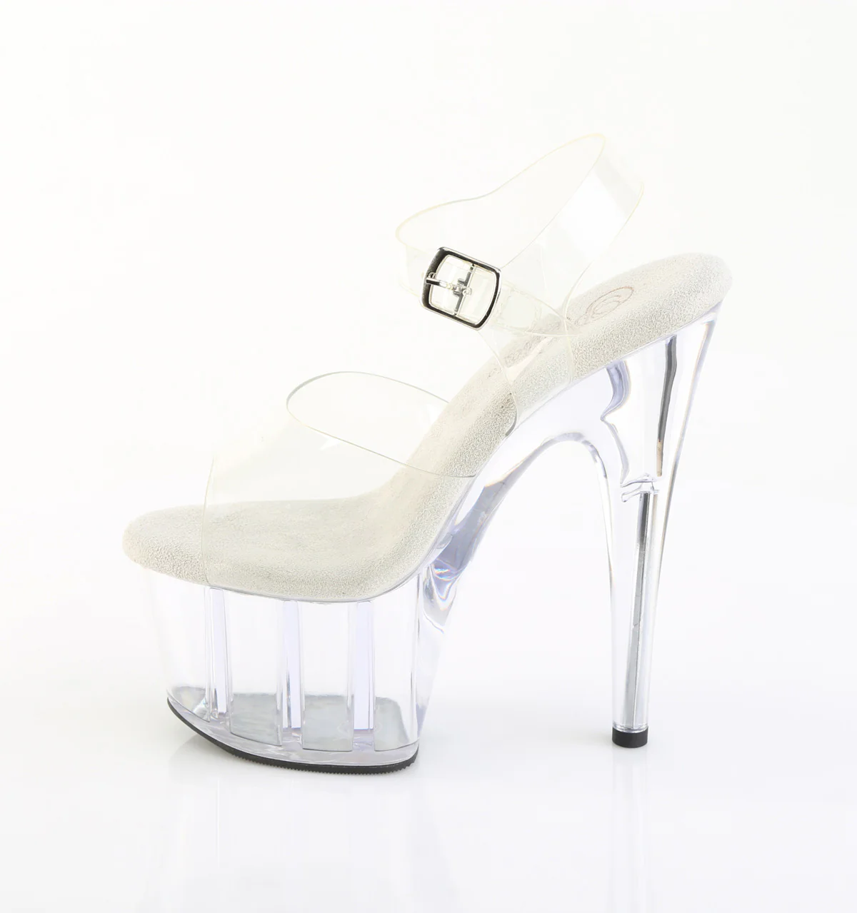 Clear 7 Inch Exotic Dancing Platform Shoes - Pleaser ADORE-708PREM - Image 3