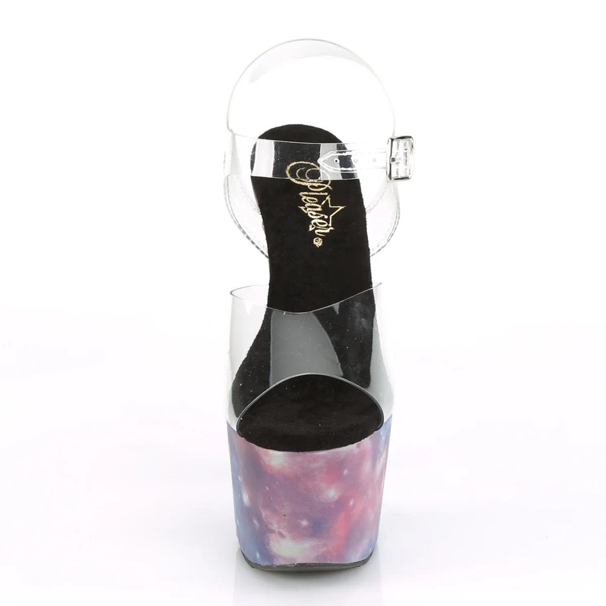 Purple 7 Inch Pole Dancer Platform Shoes -  Pleaser ADORE-708REFL - Image 2