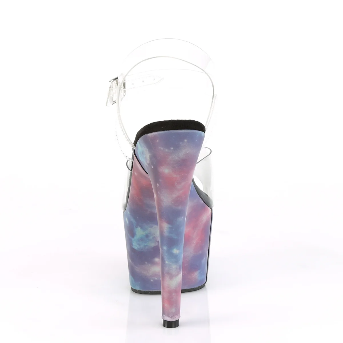 Purple 7 Inch Pole Dancer Platform Shoes -  Pleaser ADORE-708REFL - Image 4