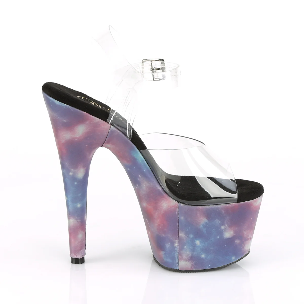 Purple 7 Inch Pole Dancer Platform Shoes -  Pleaser ADORE-708REFL - Image 5