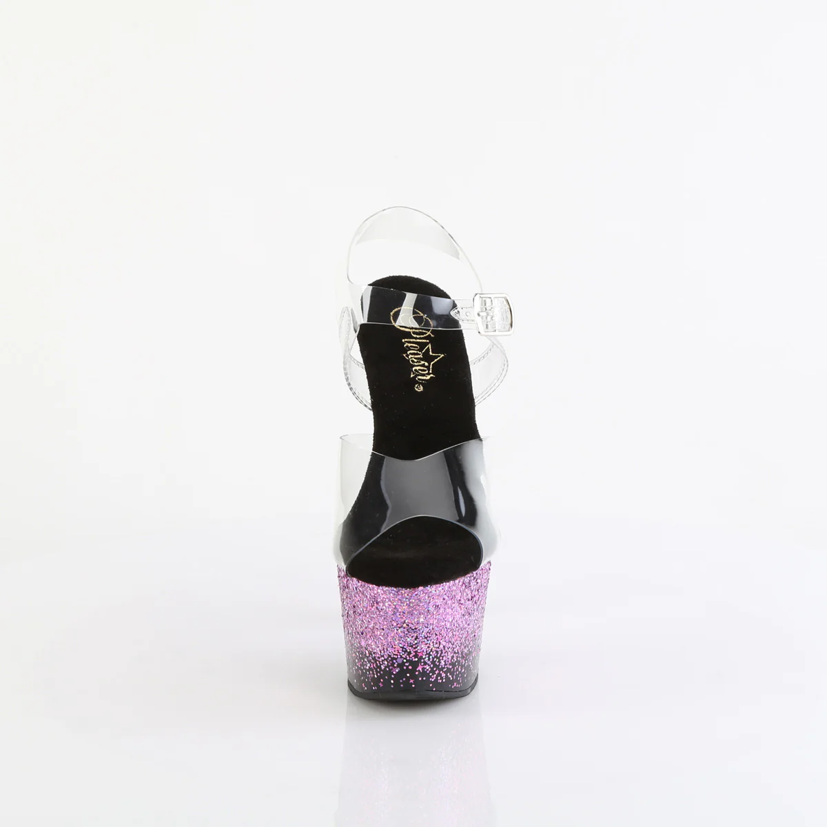 Purple Glitter 7 Inch Exotic Dance Platform Shoes -  Pleaser ADORE-708SS - Image 2