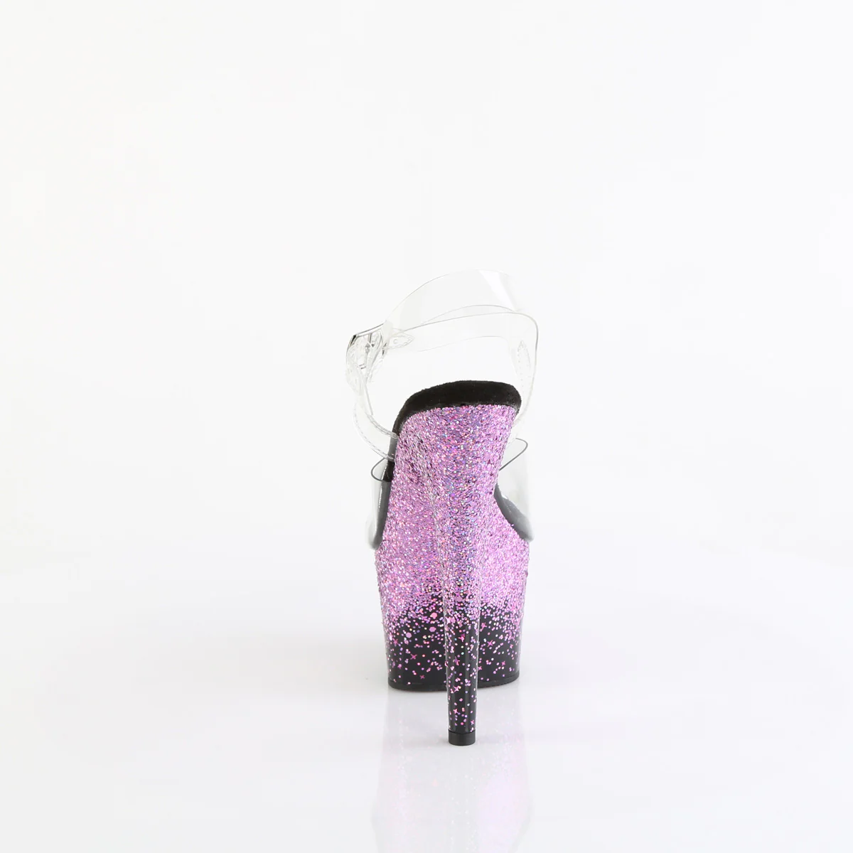Purple Glitter 7 Inch Exotic Dance Platform Shoes -  Pleaser ADORE-708SS - Image 4