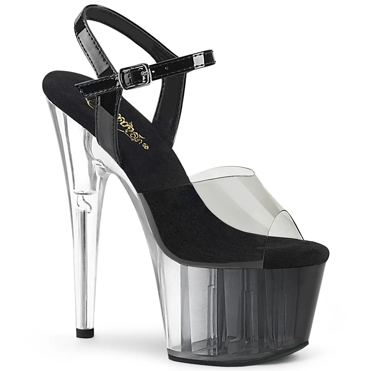 Smoke Ombre 7 Inch Strippers Platform Shoes - Pleaser ADORE-708T-1