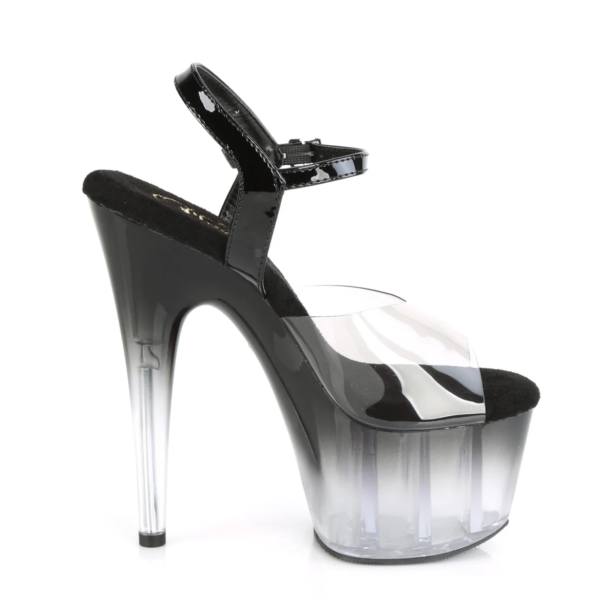Smoke Ombre 7 Inch Pole Dance Platform Shoes -  Pleaser ADORE-708T-2 - Image 5