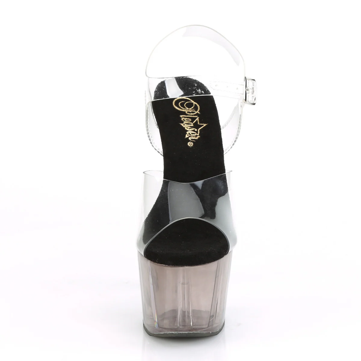 Clear Smoke 7 Inch Strippers Platform Shoes - Pleaser ADORE-708T - Image 2