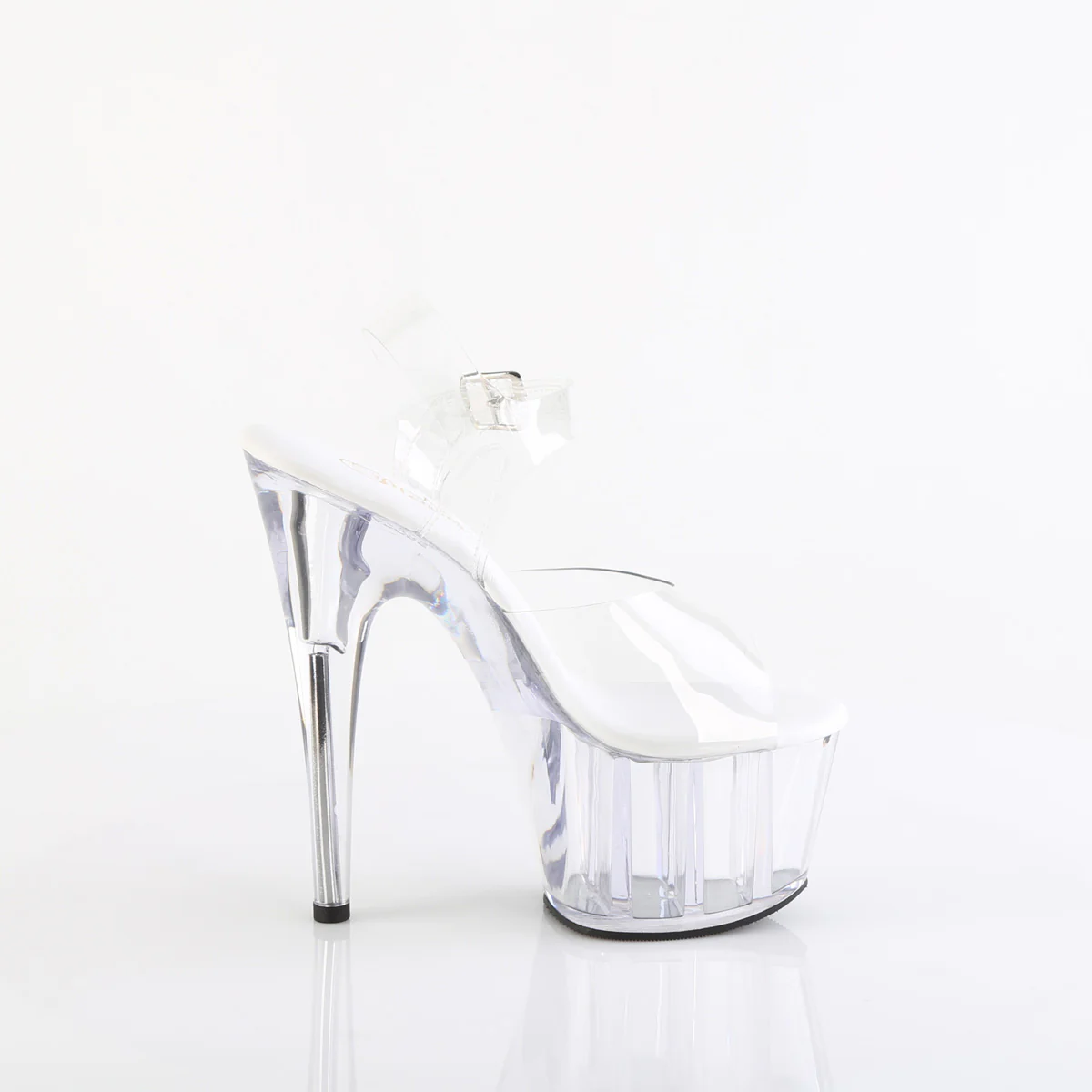 Clear 7 Inch Exotic Dancing Platform Shoes - Pleaser ADORE-708VL - Image 5