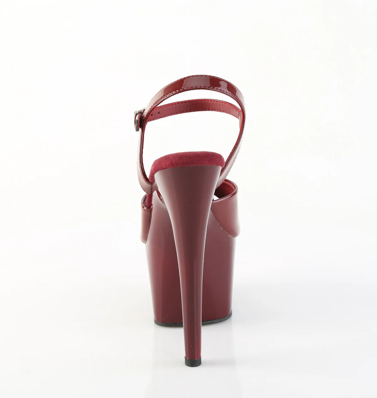 Burgundy 7 Inch Pole Dance Platform Shoes - Pleaser ADORE-709 - Image 4