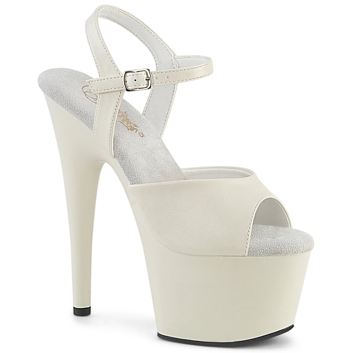 Off White 7 Inch Exotic Pole Dancing Heels - Pleaser ADORE-709