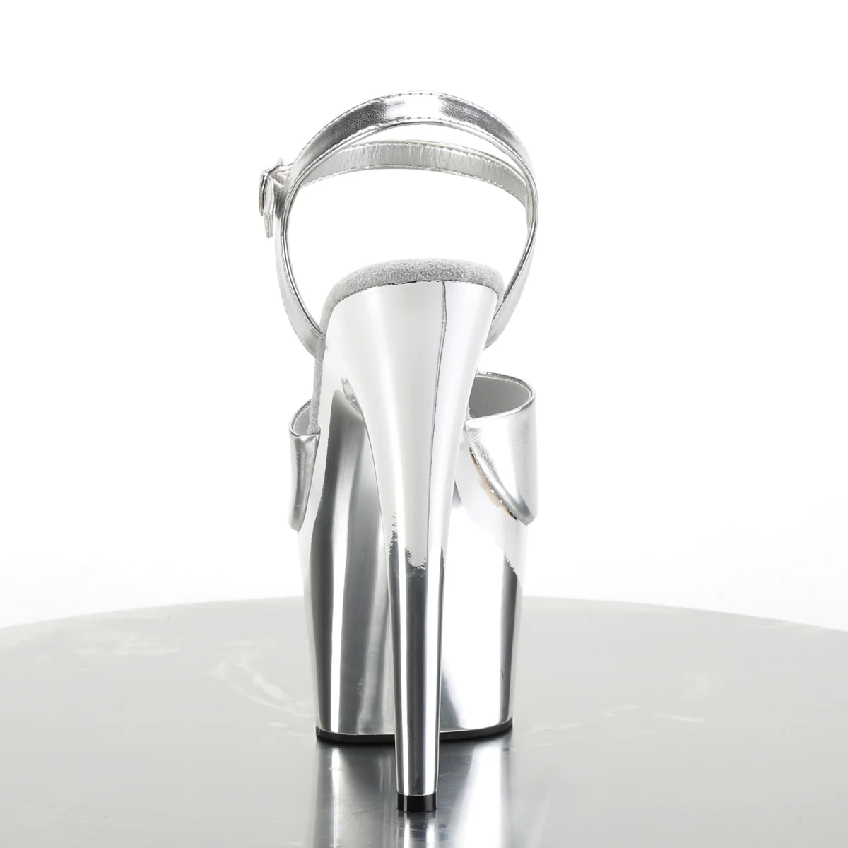 Silver 7 Inch Hot Pole Dancing Heels -  Pleaser ADORE-709 - Image 4
