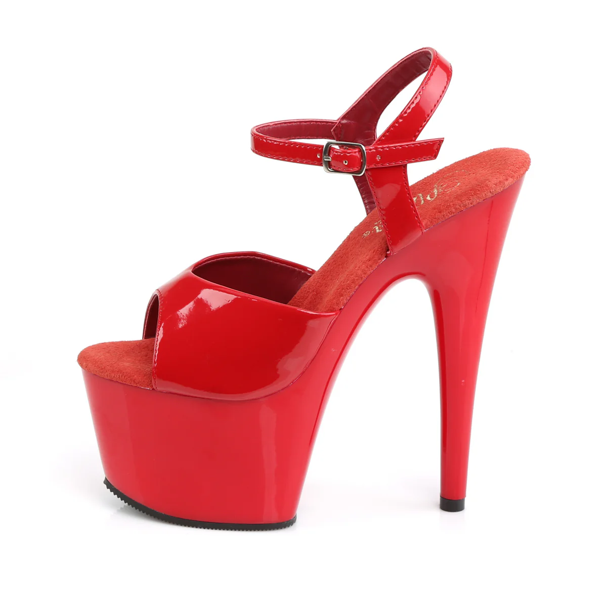 Red 7 Inch Hot Pole Dancing Heels -  Pleaser ADORE-709 - Image 3