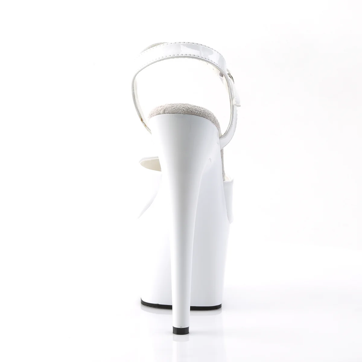 White 7 Inch Exotic Pole Dancing Heels - Pleaser ADORE-709 - Image 4