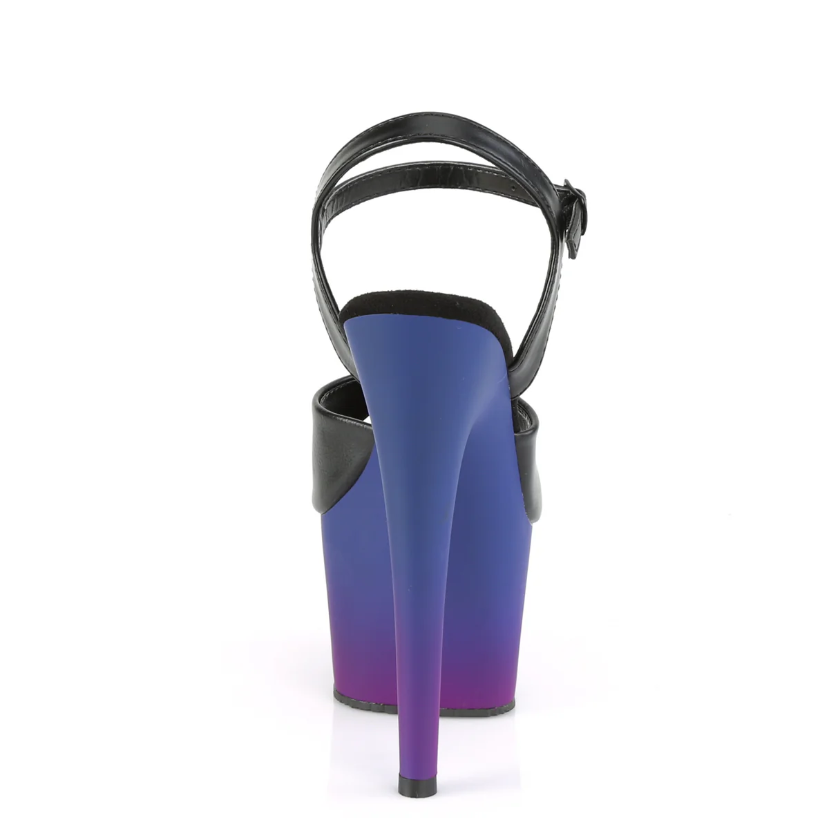 Black 7 Inch Fetish Pole Dancing Heels -  Pleaser ADORE-709BP - Image 4