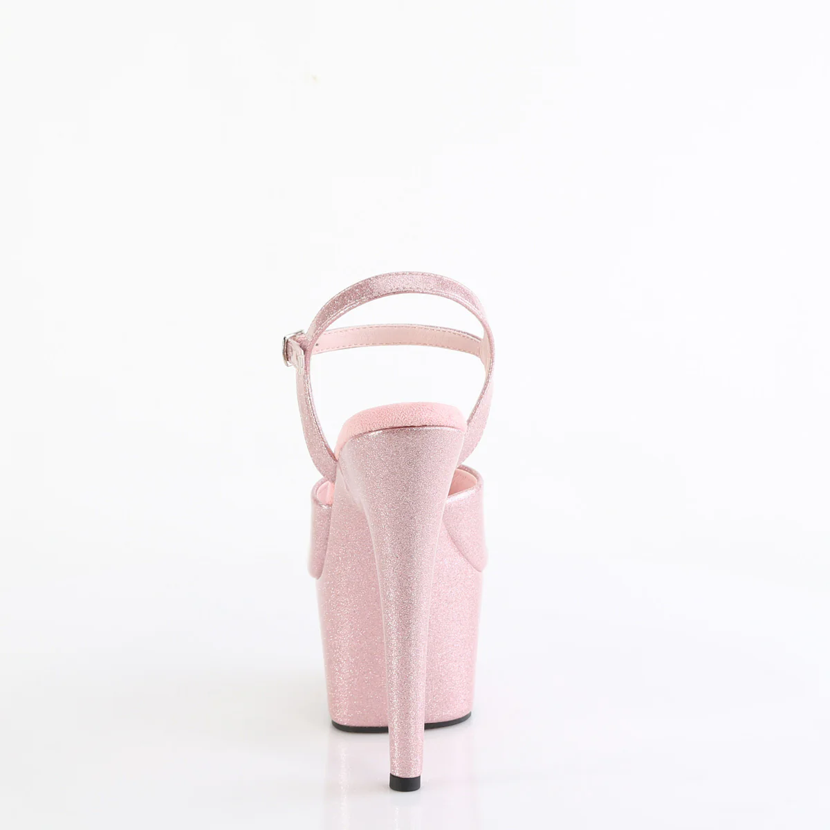 Baby Pink Glitter 7 Inch Exotic Pole Dancing Heels -  Pleaser ADORE-709GP - Image 4