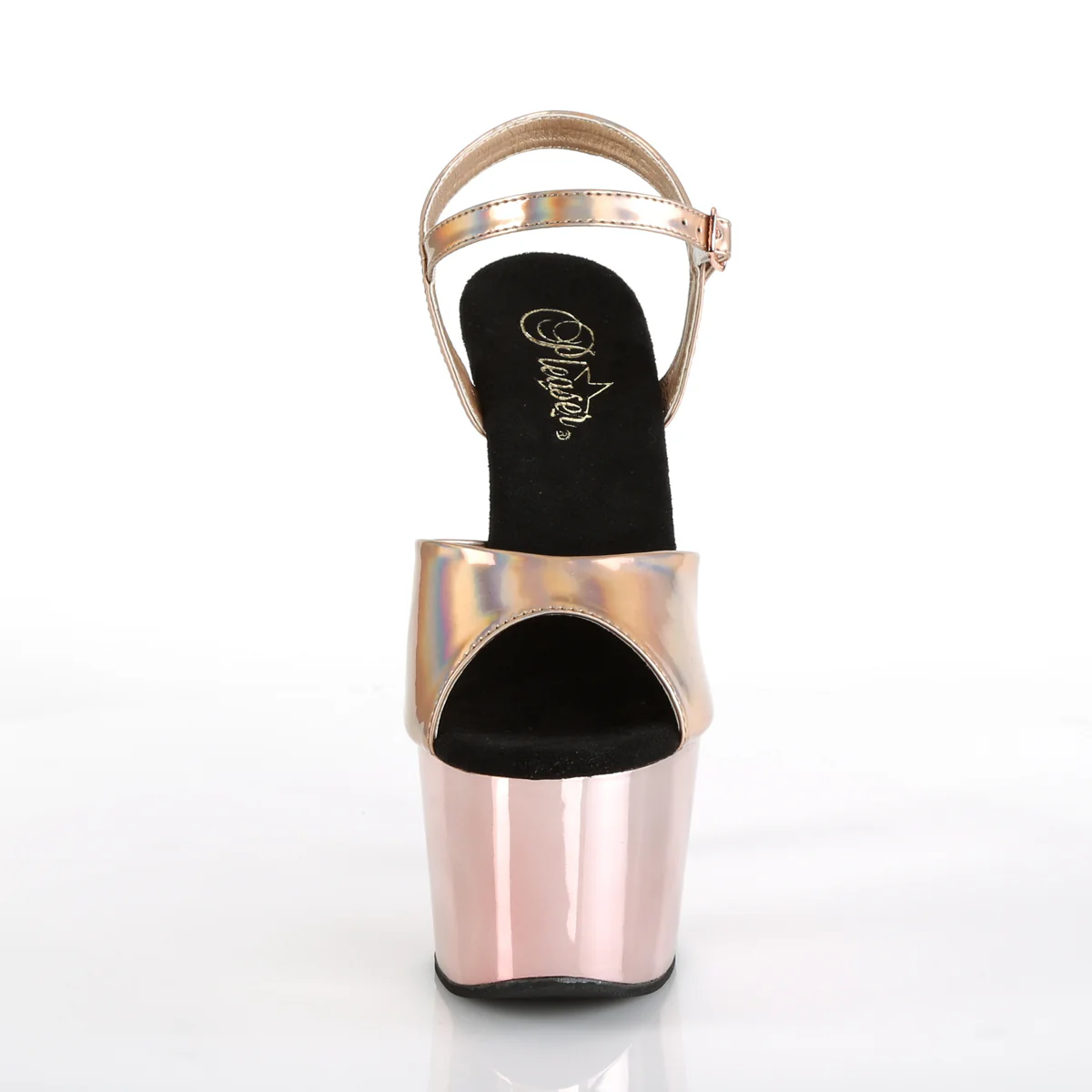 Rose Gold 7 Inch Hot Pole Dancing Heels - Pleaser ADORE-709HGCH - Image 2