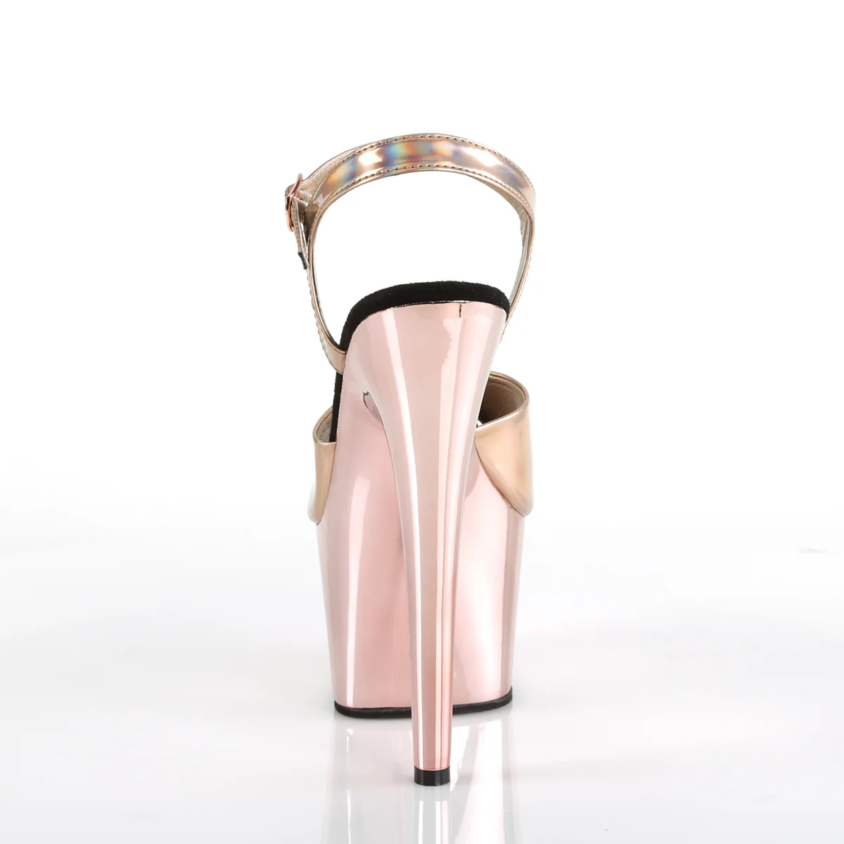 Rose Gold 7 Inch Hot Pole Dancing Heels - Pleaser ADORE-709HGCH - Image 4