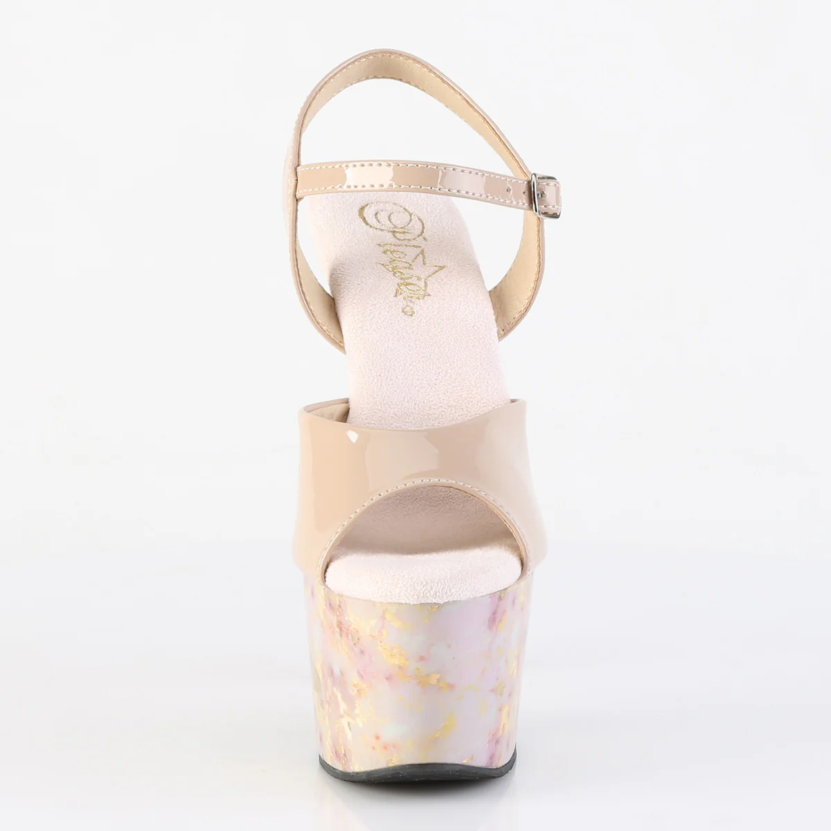 Nude 7 Inch Lap Dance Platform Shoes -  Pleaser ADORE-709MB - Image 2