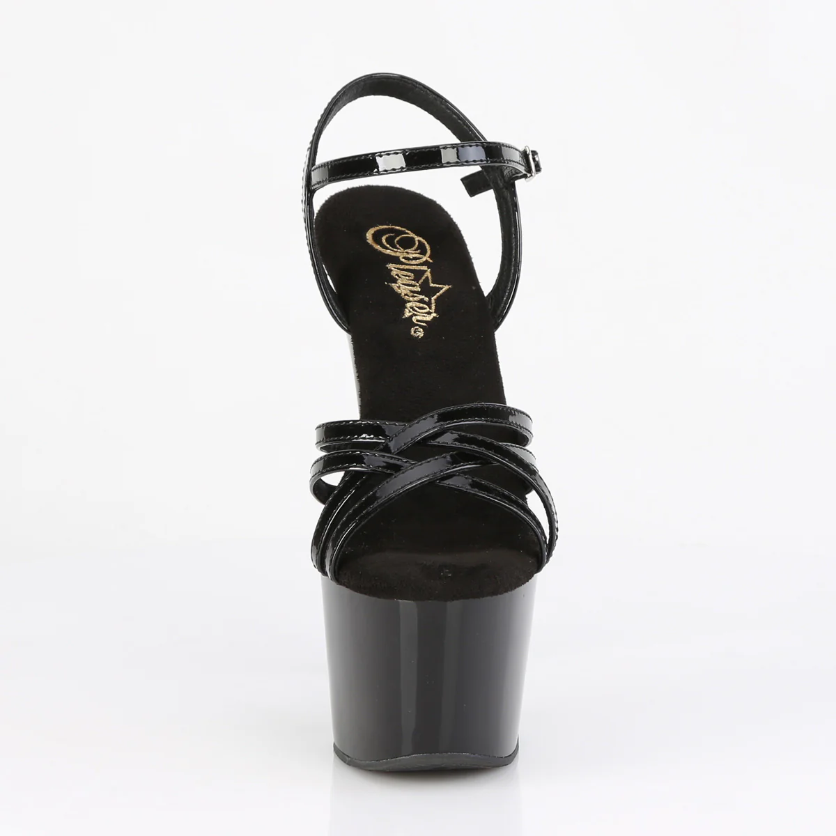 Black 7 Inch Strippers Platform Shoes - Pleaser ADORE-717 - Image 2