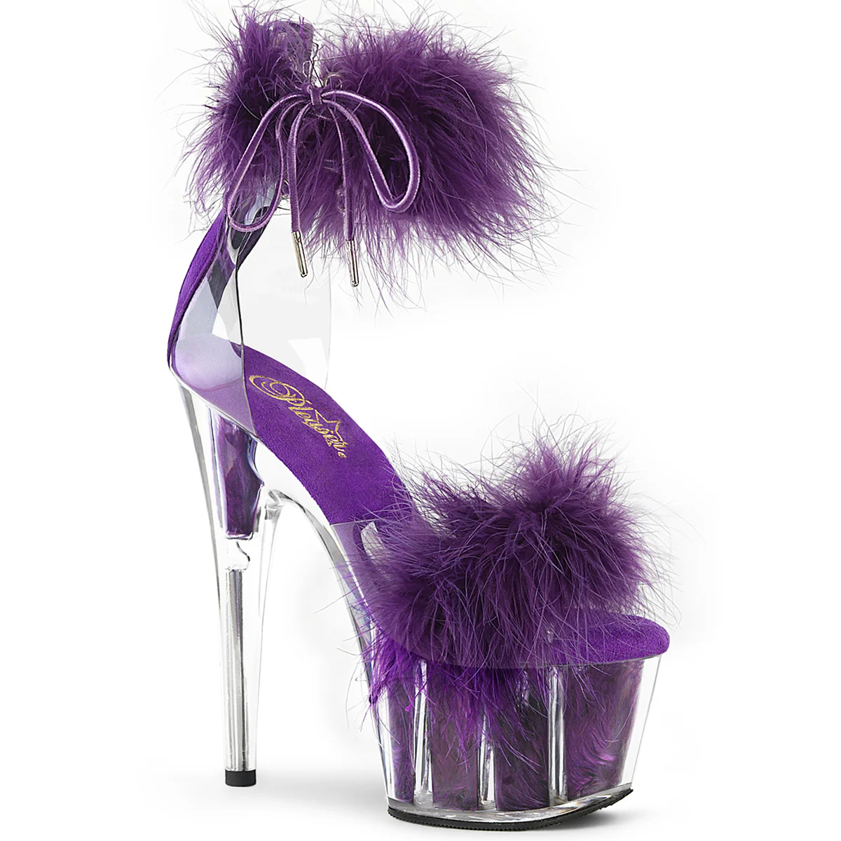 Purple 7 Inch Lap Dance Platform Shoes - Pleaser ADORE-724F