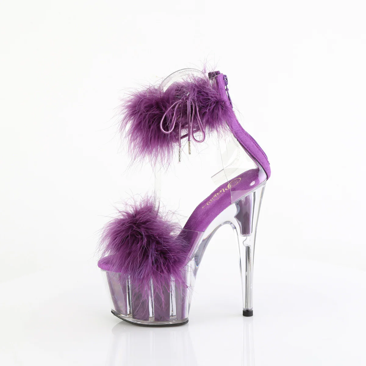 Purple 7 Inch Lap Dance Platform Shoes - Pleaser ADORE-724F - Image 3