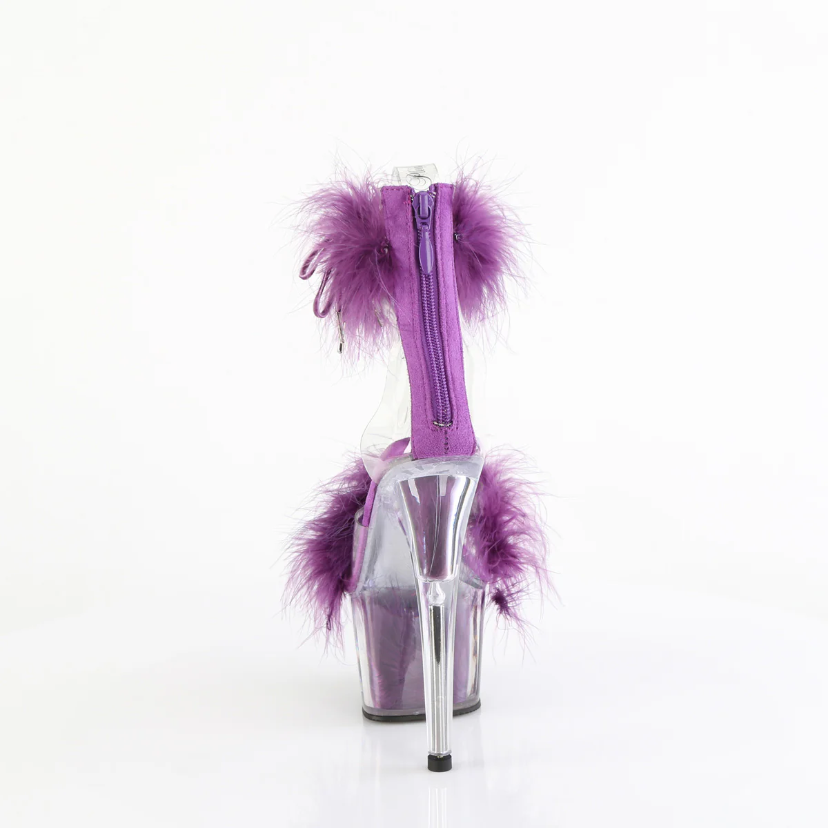 Purple 7 Inch Lap Dance Platform Shoes - Pleaser ADORE-724F - Image 4