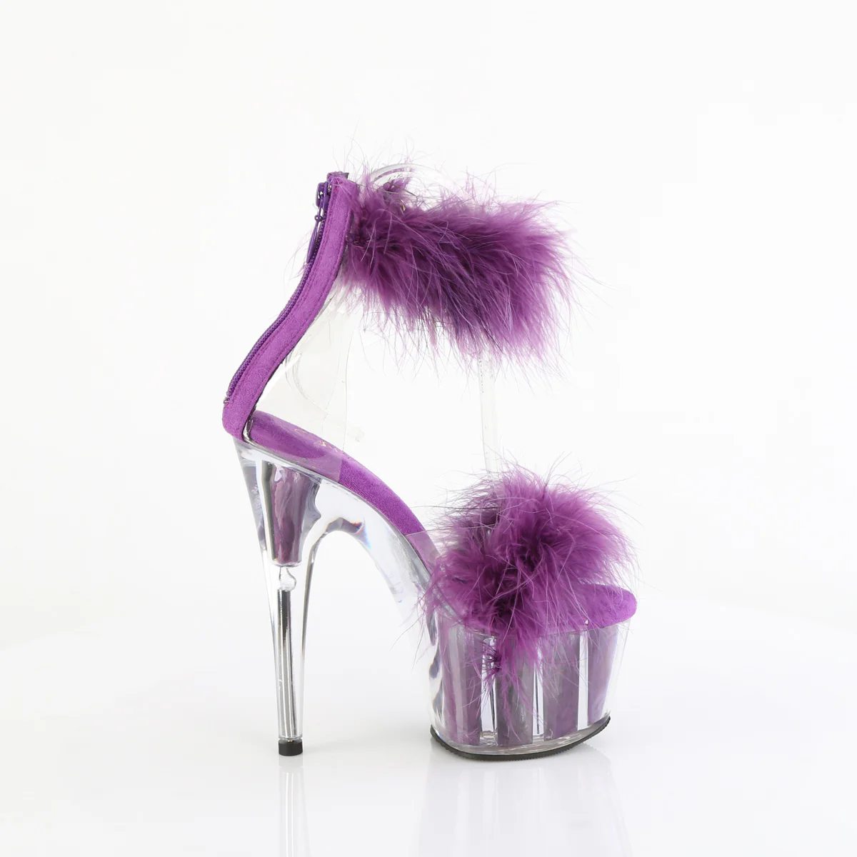 Purple 7 Inch Lap Dance Platform Shoes - Pleaser ADORE-724F - Image 5