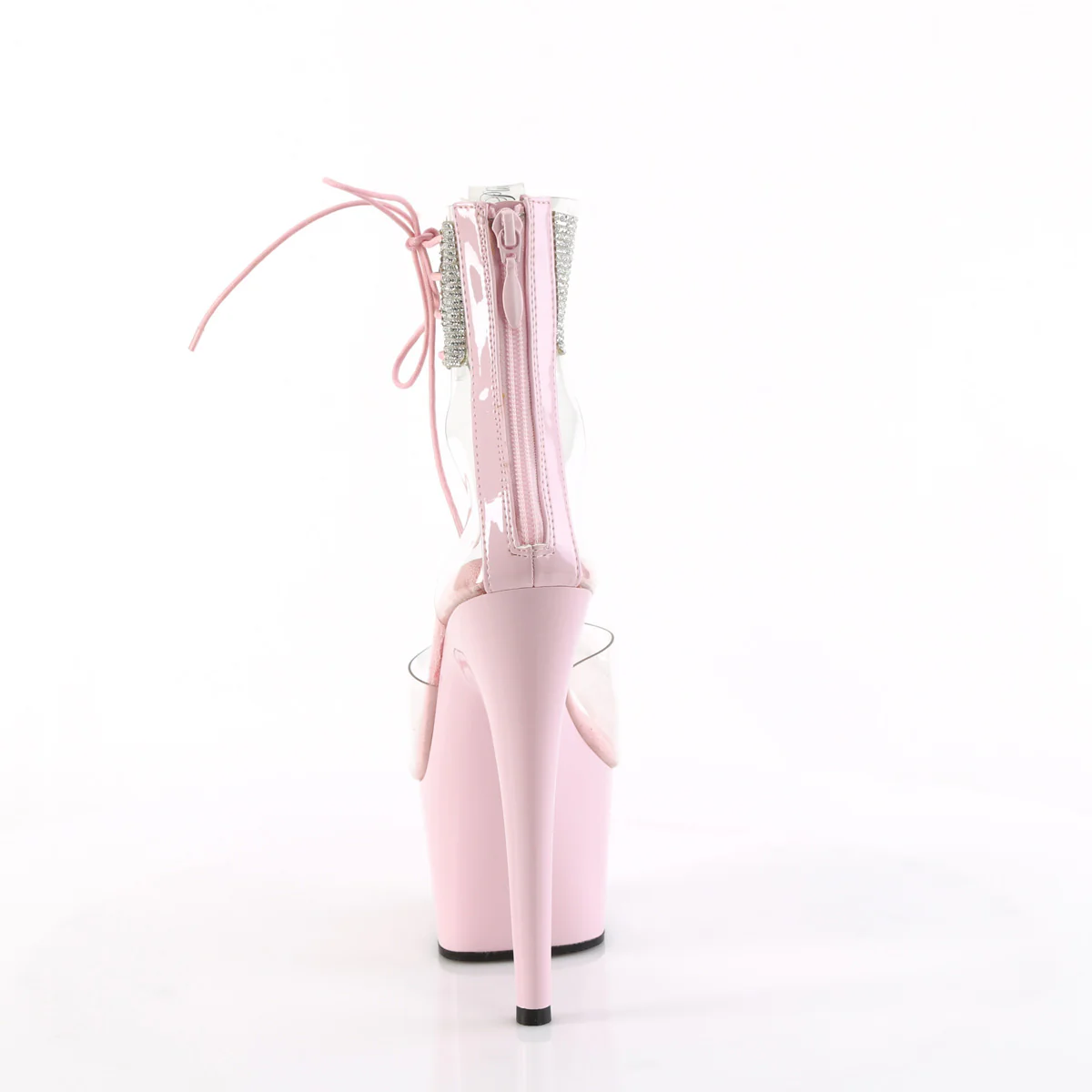 Baby Pink 7 Inch Pole Dancer Platform Shoes -  Pleaser ADORE-724RS - Image 4