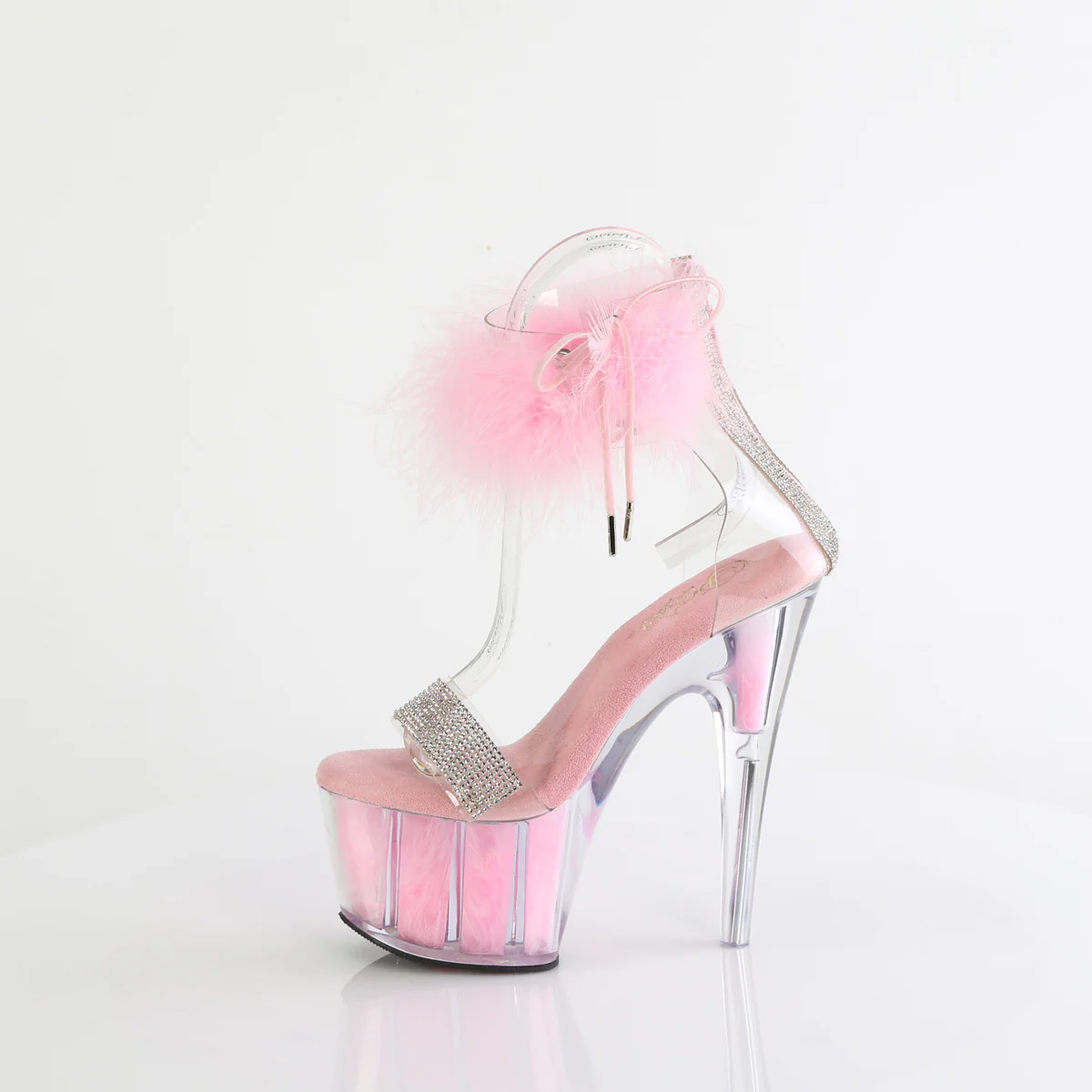 Baby Pink 7 Inch Exotic Dance Platform Shoes -  Pleaser ADORE-727F - Image 3
