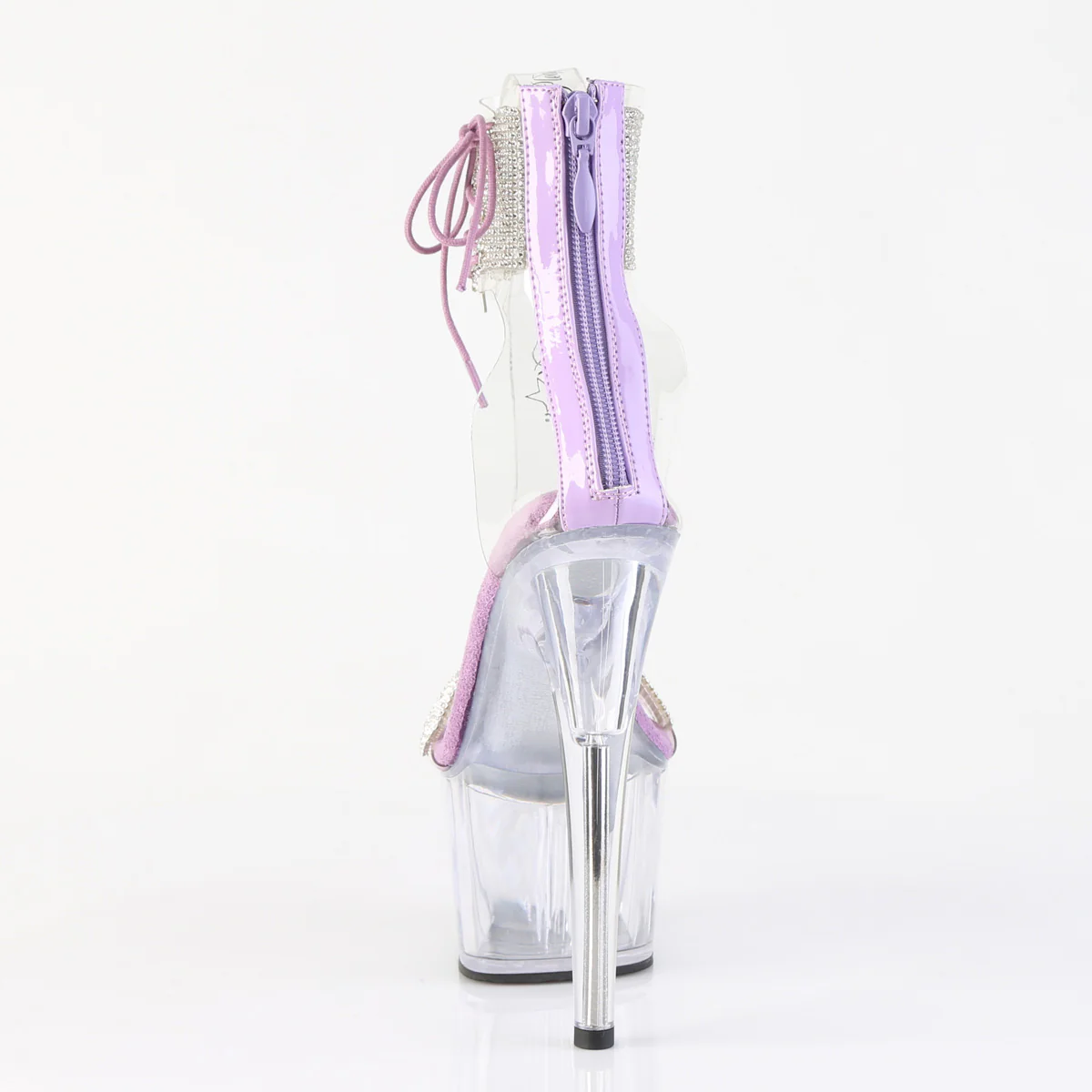 Lavender 7 Inch Strippers Platform Shoes - Pleaser ADORE-727RS - Image 4