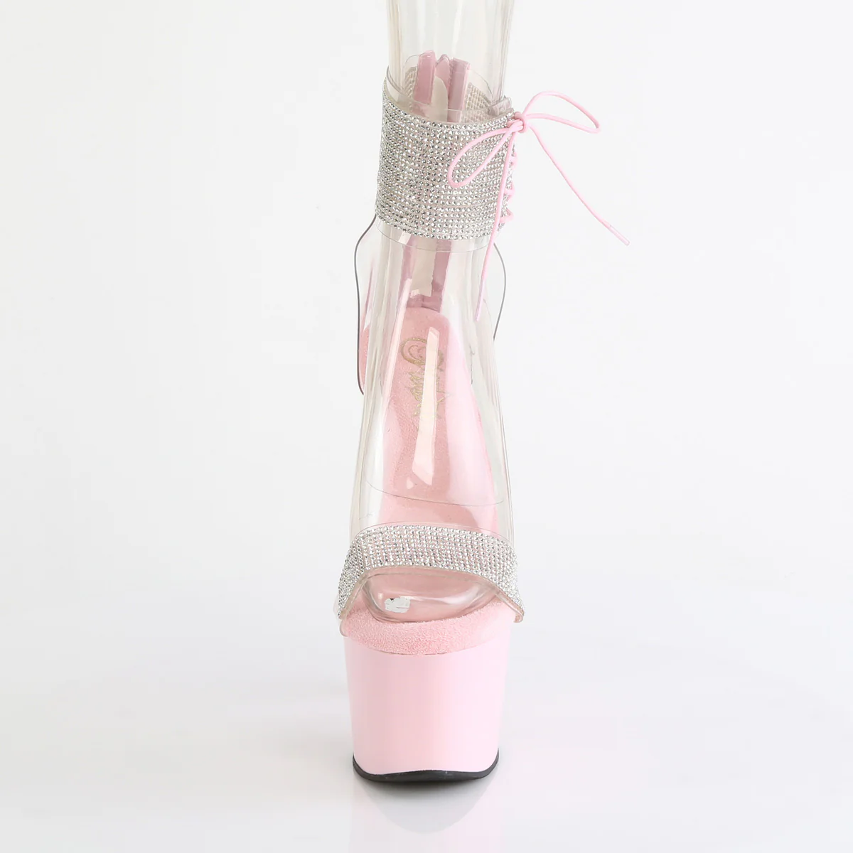Baby Pink 7 Inch Fetish Platform Shoes -  Pleaser ADORE-727RS - Image 2
