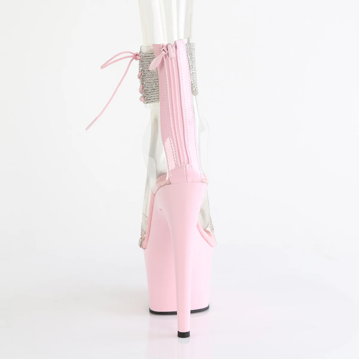 Baby Pink 7 Inch Fetish Platform Shoes -  Pleaser ADORE-727RS - Image 4