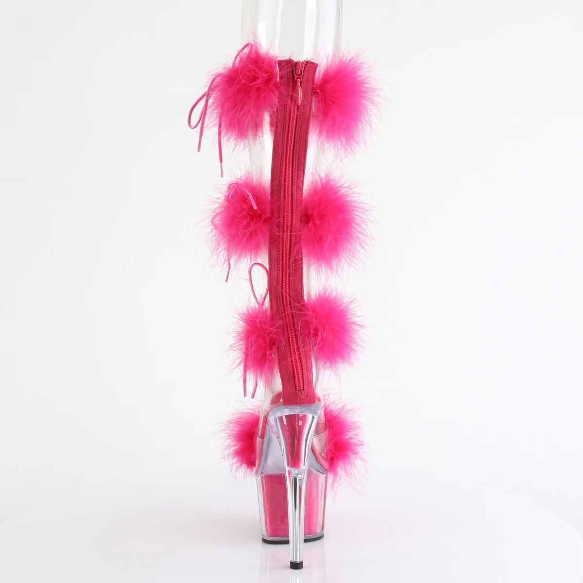 Hot Pink 7 Inch Pole Dancing Platform Shoes - Pleaser ADORE-728F - Image 4