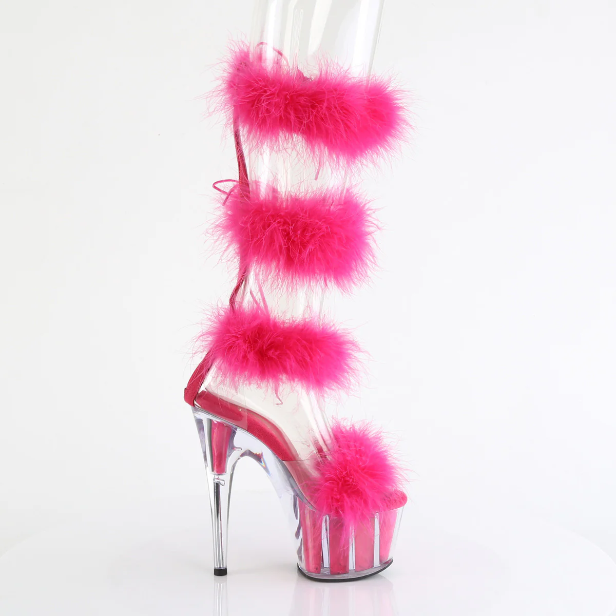 Hot Pink 7 Inch Pole Dancing Platform Shoes - Pleaser ADORE-728F - Image 5
