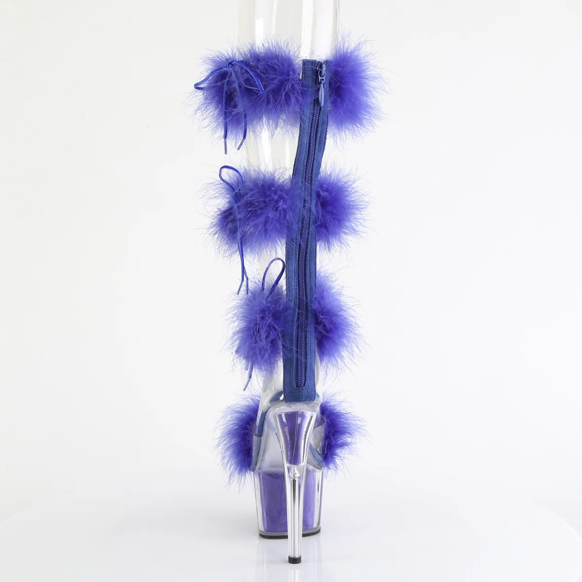 Royal Blue 7 Inch Lap Dance Platform Shoes -  Pleaser ADORE-728F - Image 4
