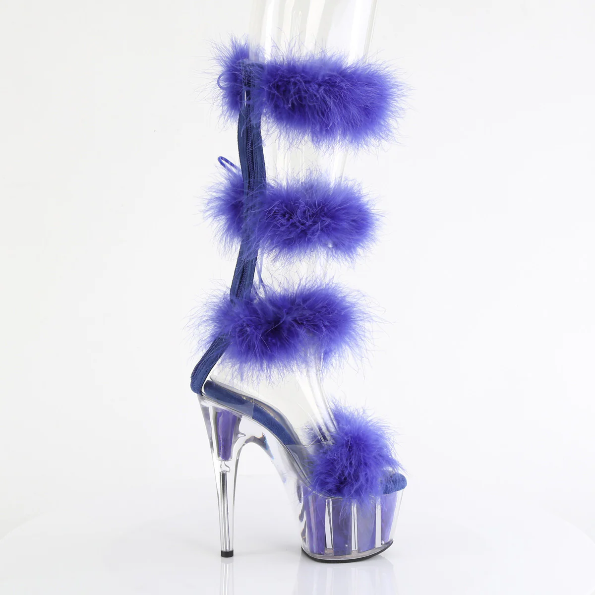 Royal Blue 7 Inch Lap Dance Platform Shoes -  Pleaser ADORE-728F - Image 5