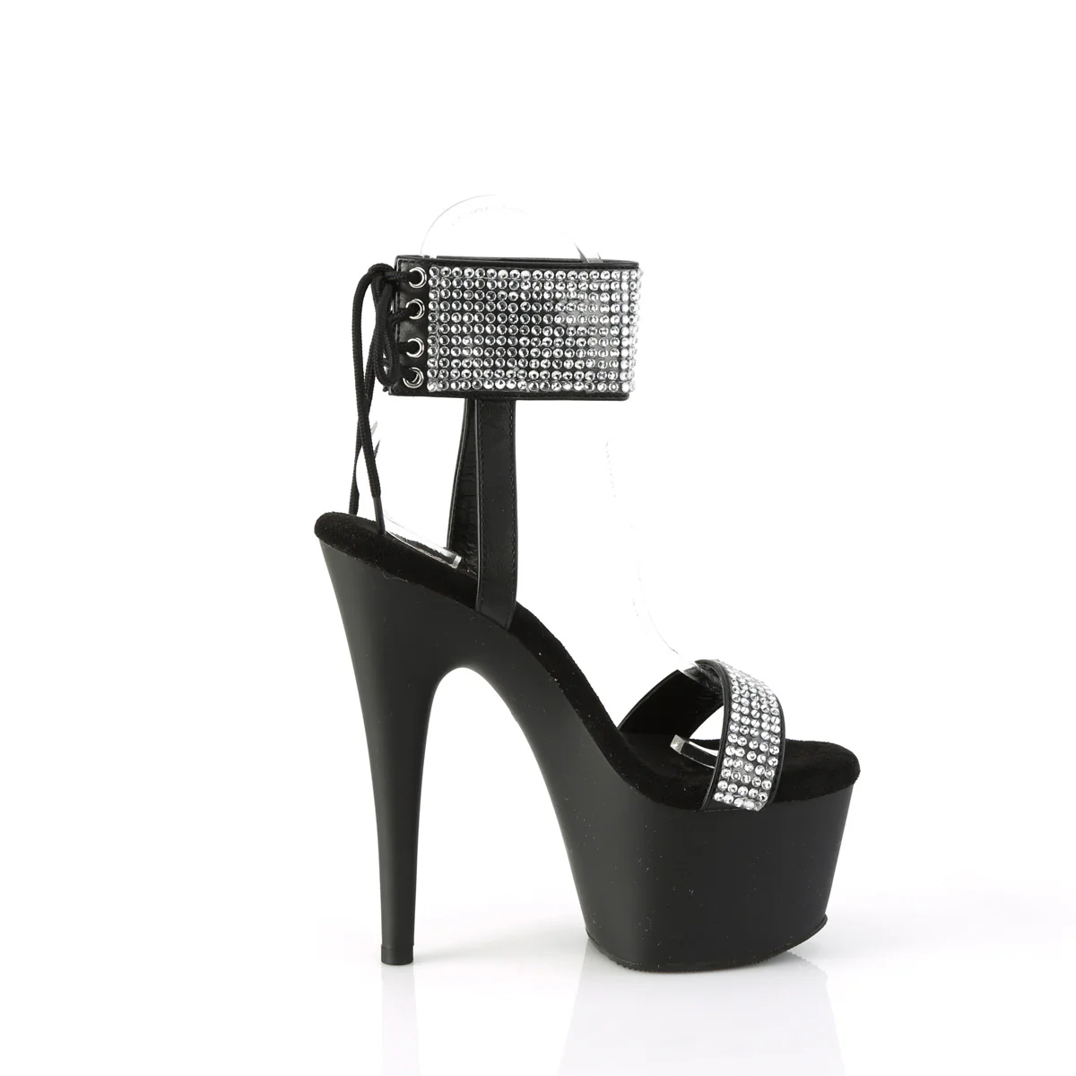 Black 7 Inch Pole Dancing Platform Shoes - Pleaser ADORE-770 - Image 5