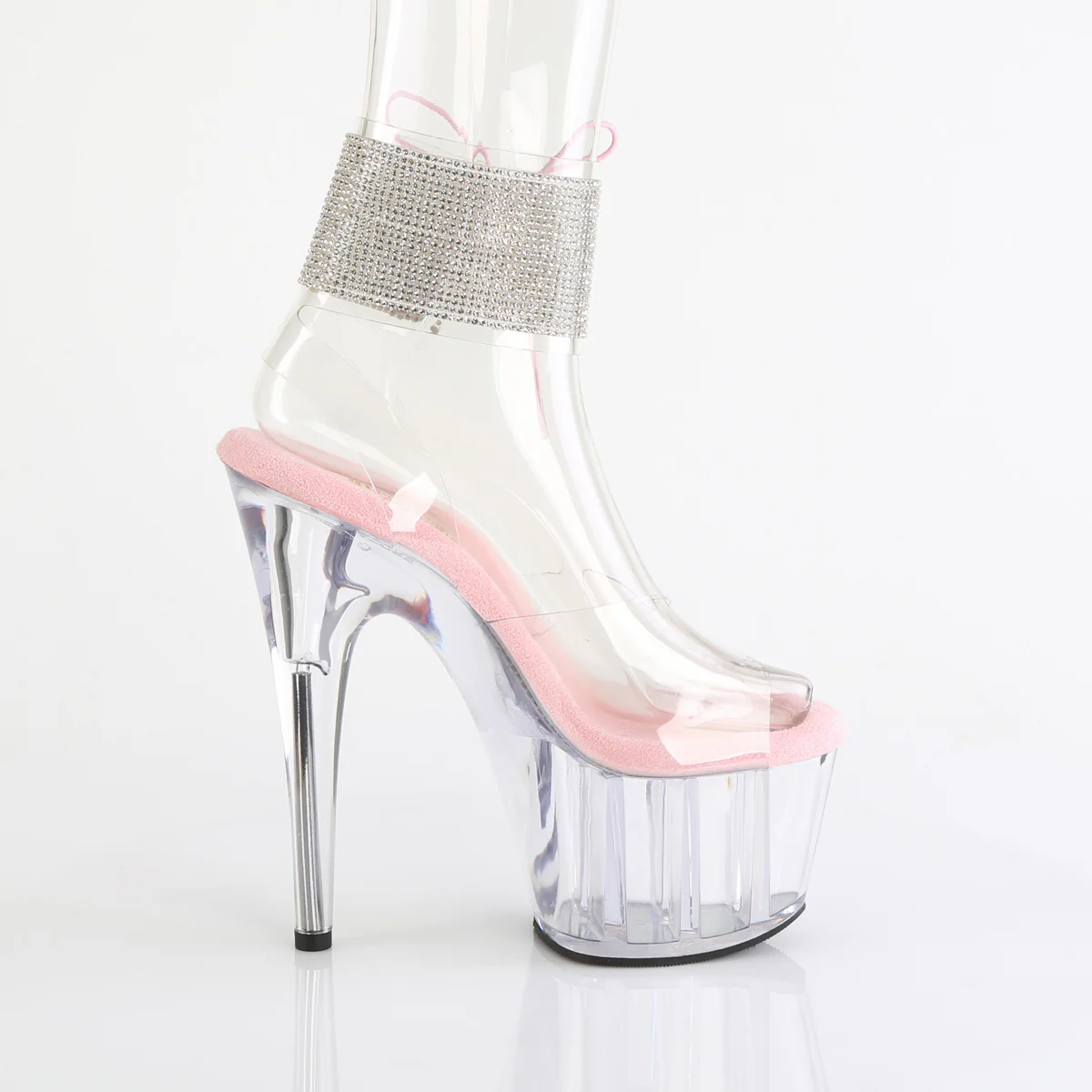Baby Pink 7 Inch Lap Dance Platform Shoes - Pleaser ADORE-791-2RS - Image 5