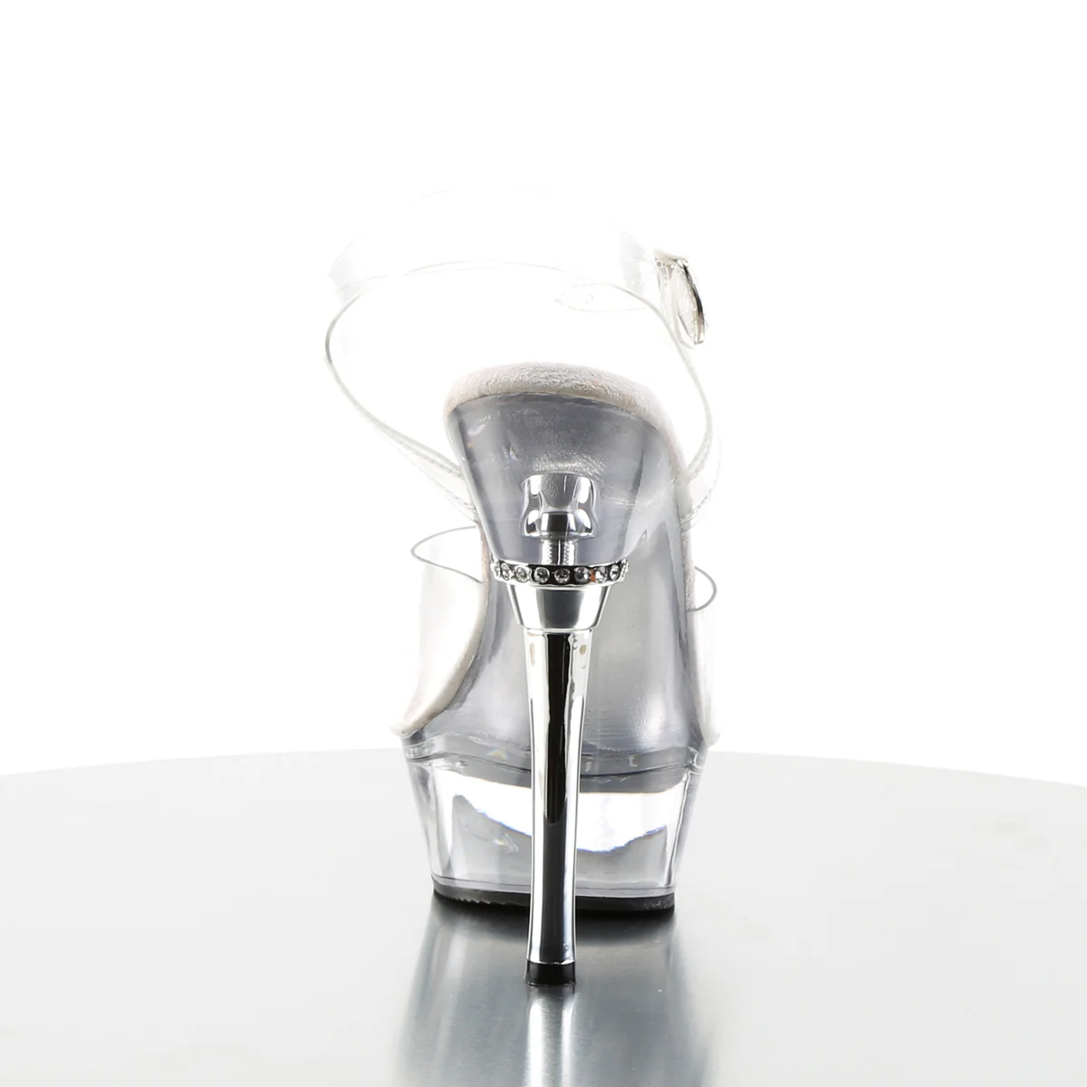 Clear 5.5 Inch Pole Dancing Platform Shoes - Pleaser ALLURE-608 - Image 4