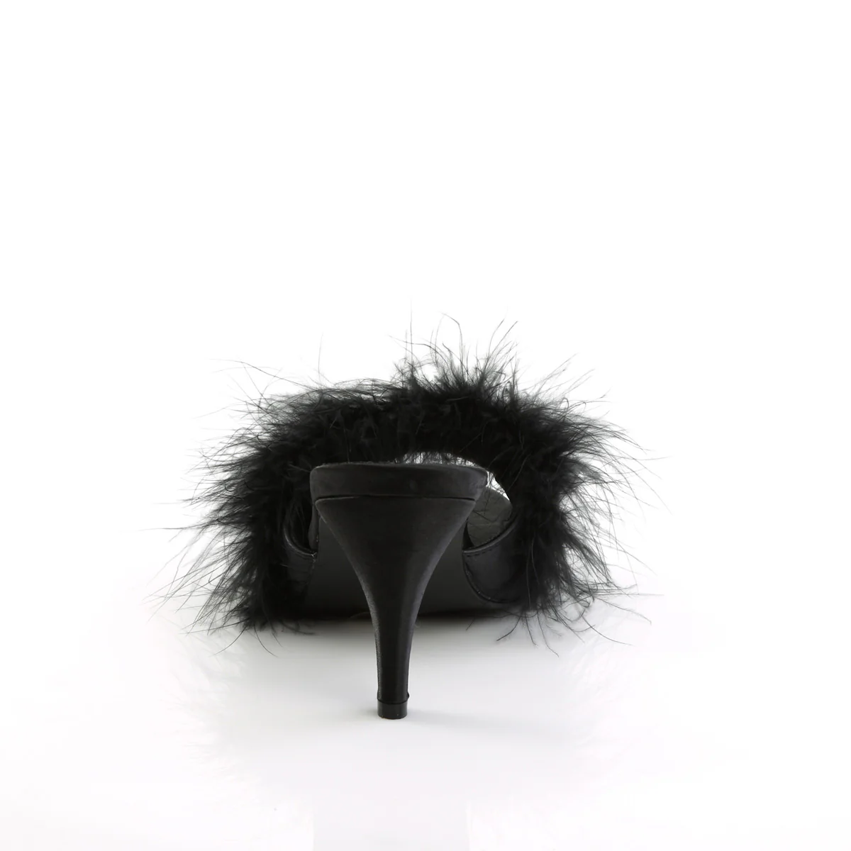 Black 3 Inch Bedroom Shoes - Fabulicious AMOUR-03 - Image 4