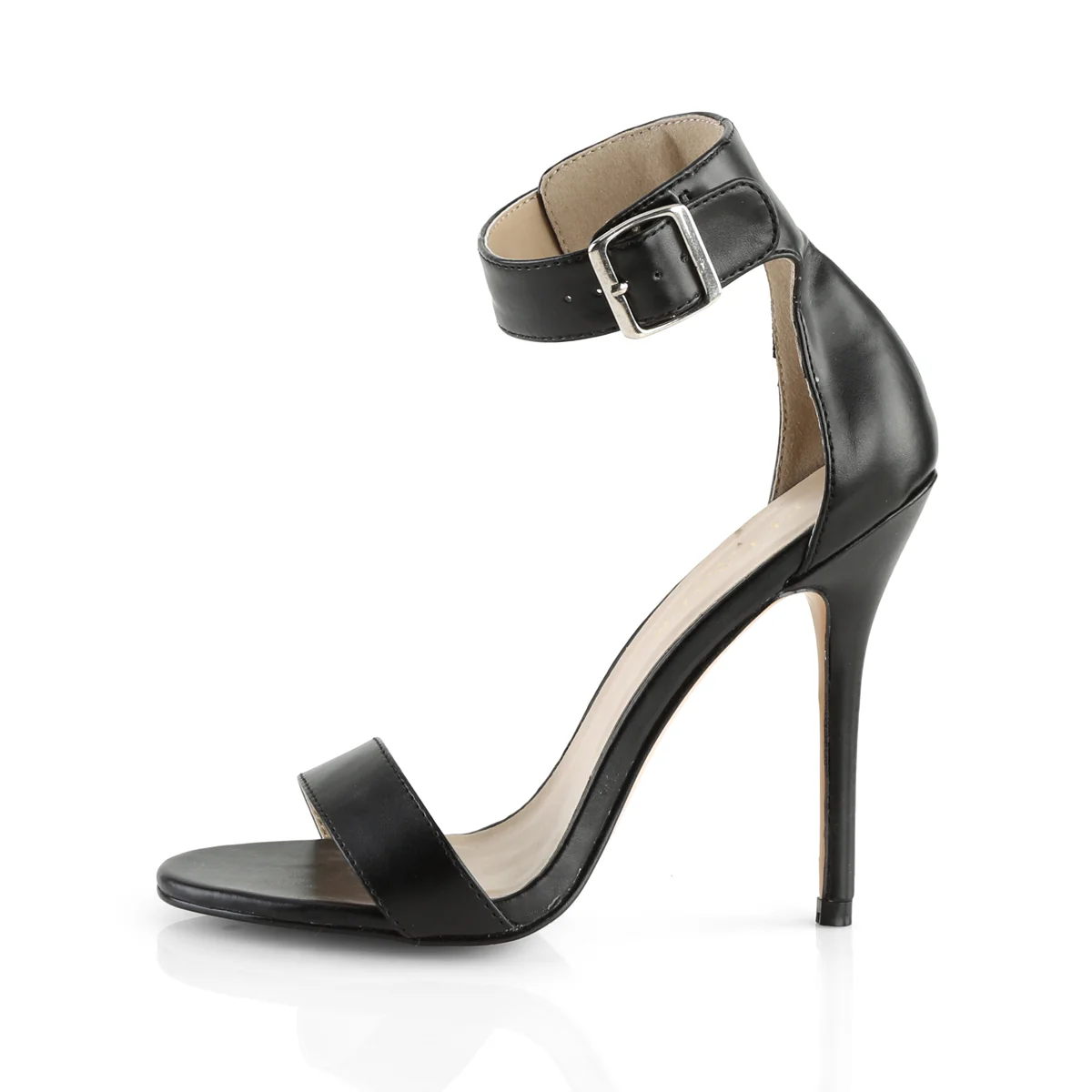 Black 5 Inch Sexy Bedroom Heels - Pleaser AMUSE-10 - Image 3