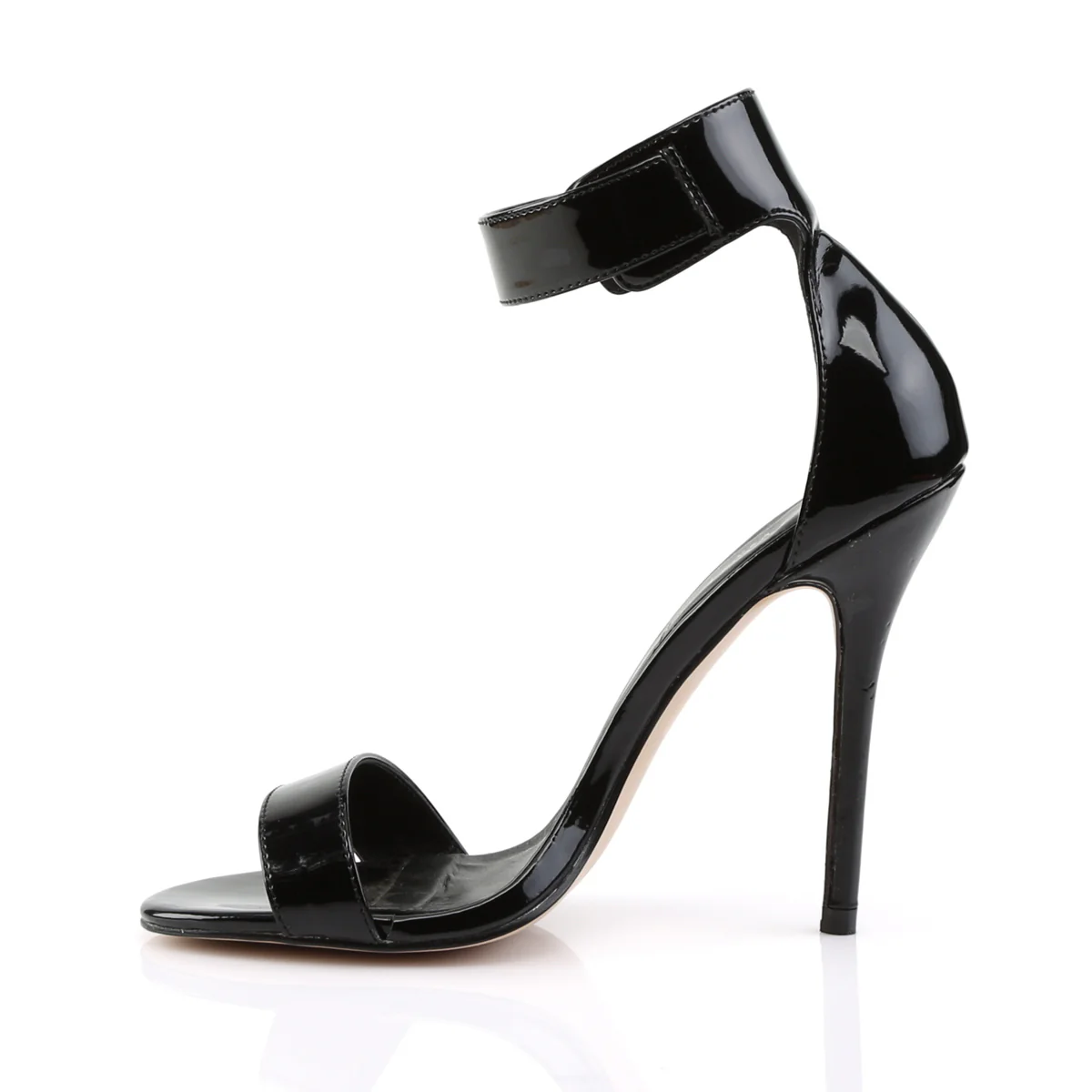 Black 5 Inch Fetish Bedroom Heels -  Pleaser AMUSE-10 - Image 3