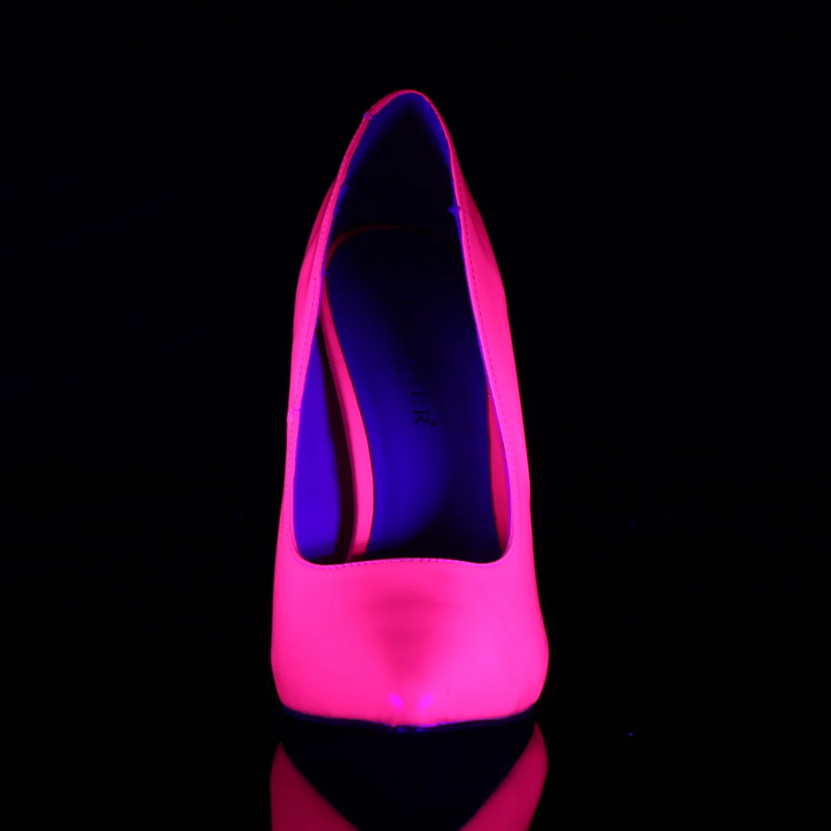 Neon Fuchsia 5 Inch Tempting Bedroom Heels - Pleaser AMUSE-20 - Image 2