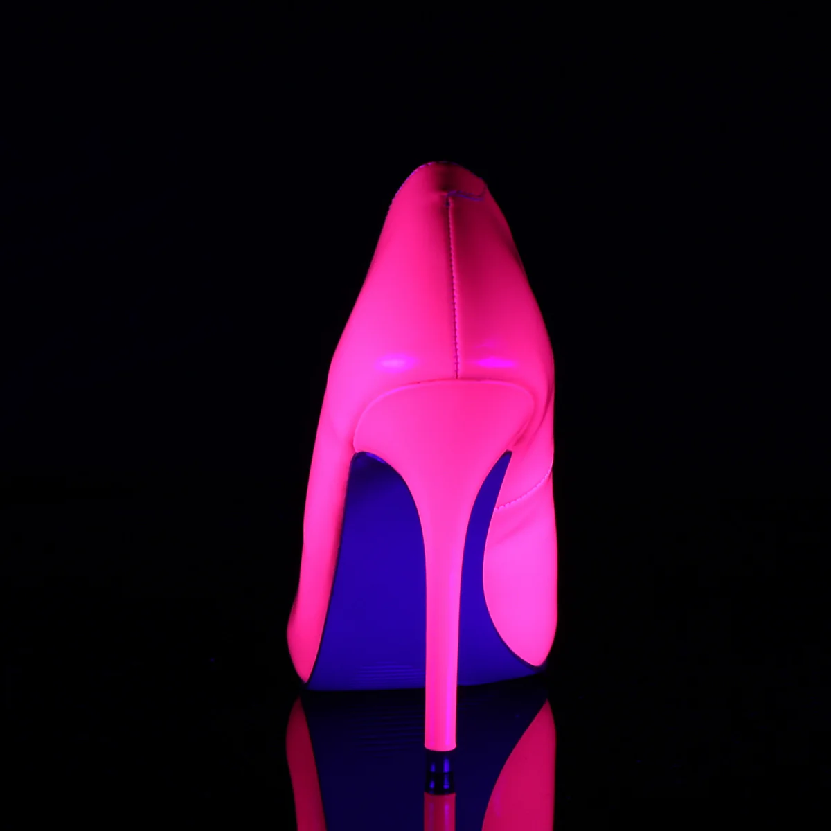 Neon Fuchsia 5 Inch Tempting Bedroom Heels - Pleaser AMUSE-20 - Image 4