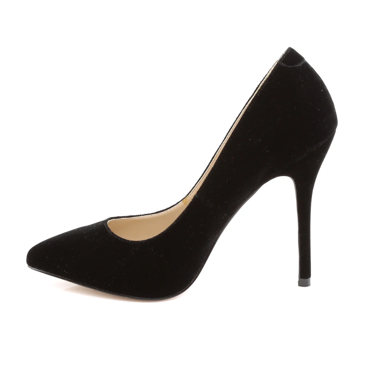 Black 5 Inch Alluring Bedroom Heels - Pleaser AMUSE-20 - Image 3