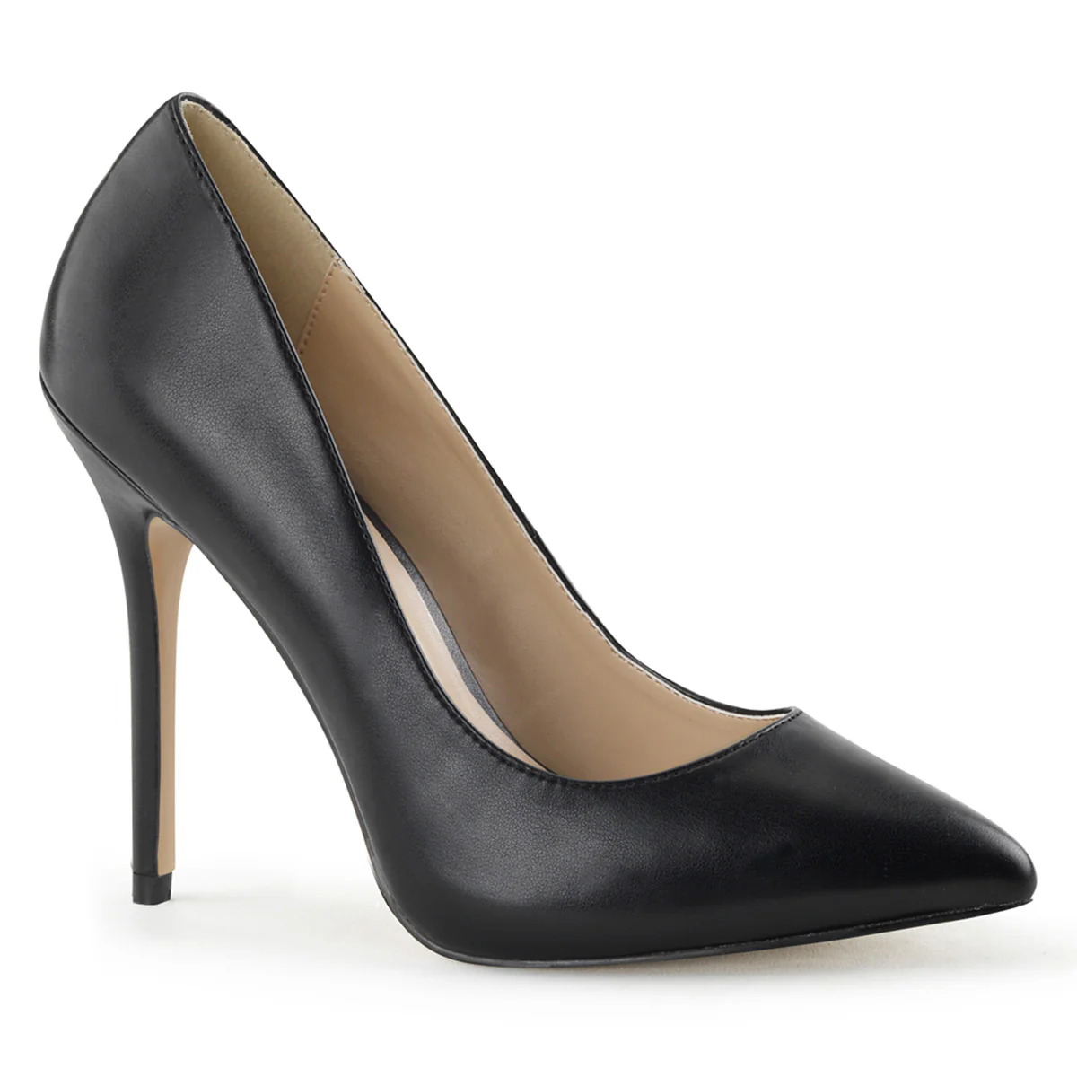 Black 5 Inch Sexy Bedroom Heels - Pleaser AMUSE-20