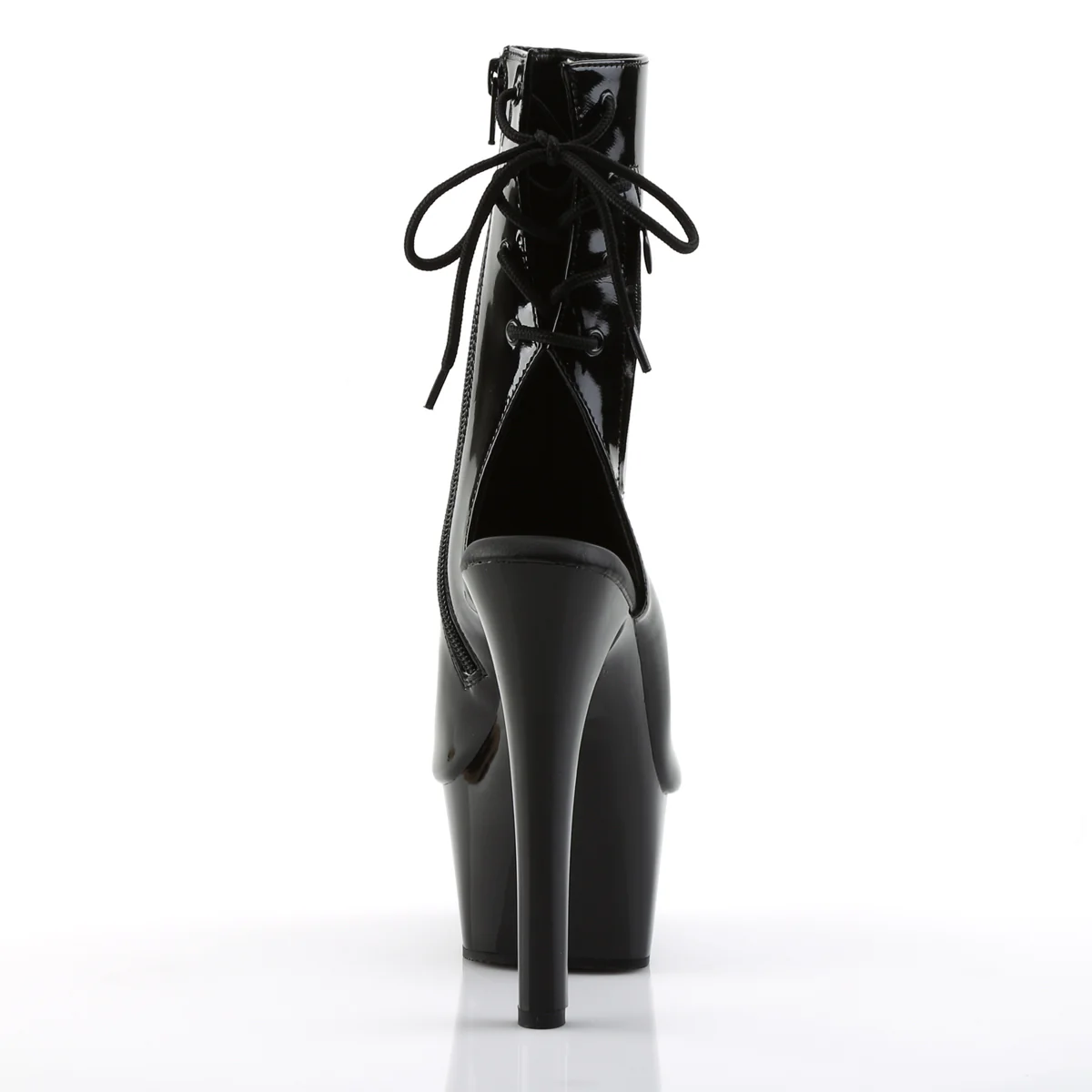 Black 6 Inch Sultry Ankle Boots - Pleaser ASPIRE-1018 - Image 4